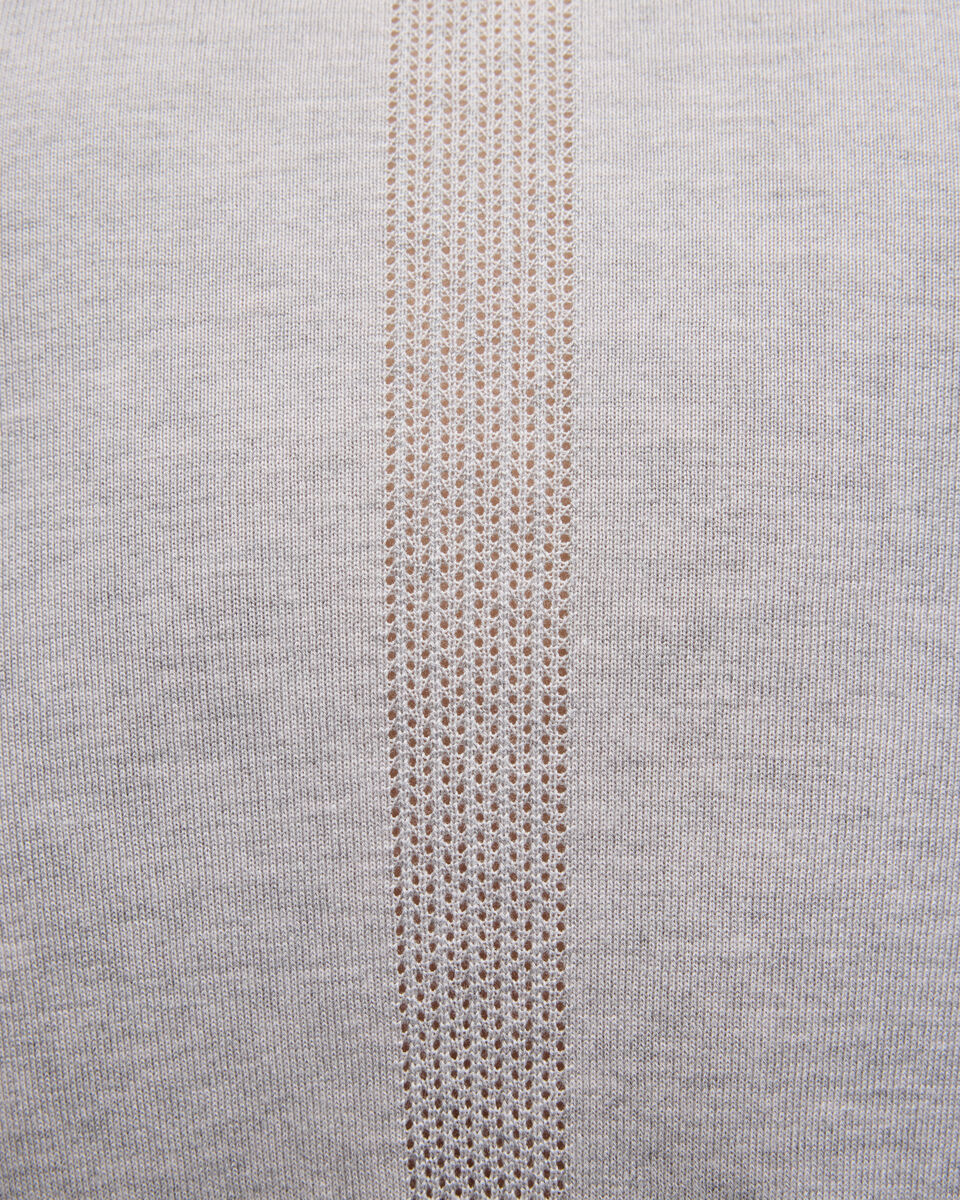 Keagan Stripe Detail Polo, Light Grey, hi-res
